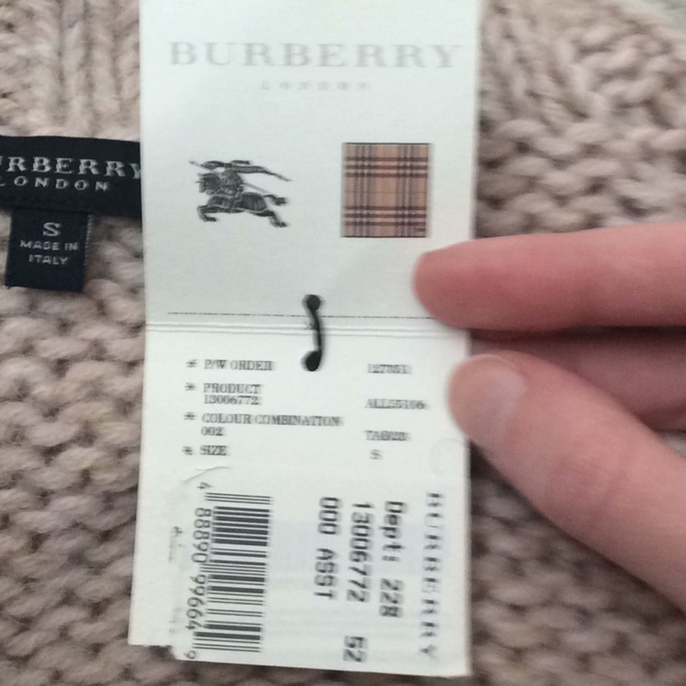 BURBERRY turtleneck sweater - Picture 4 of 8
